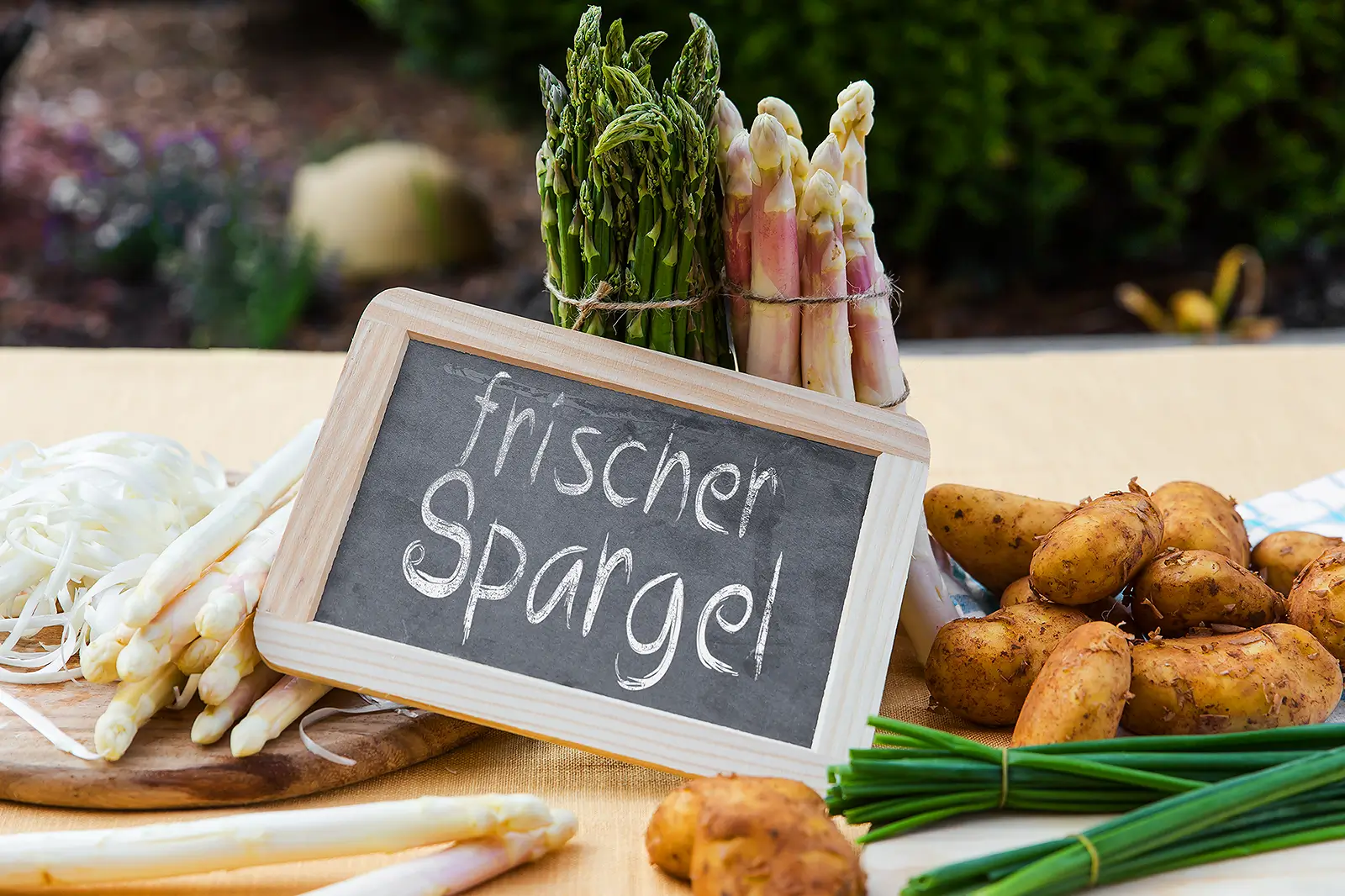 Spargelzeit im Bio Gasthof